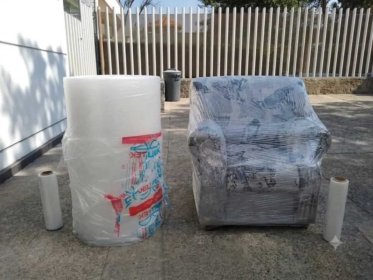 Cajas de cartón y material de empaque profesional para protección de enseres